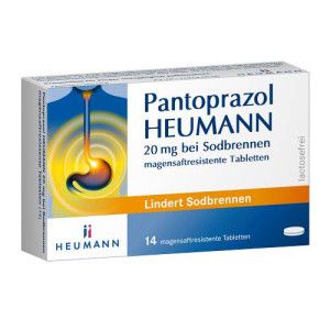 Pantoprazol Heumann 20 mg bei Sodbrennen magensaftresistente Tabletten