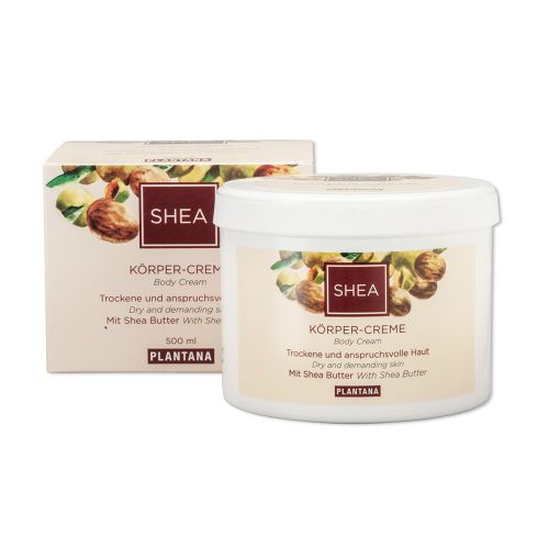 Plantana Sheabutter Korper Creme 500 Ml Trockene Und Empfindliche Haut Aufbaupflege Gesichtspflege Kosmetik Korperpflege Easyapotheke